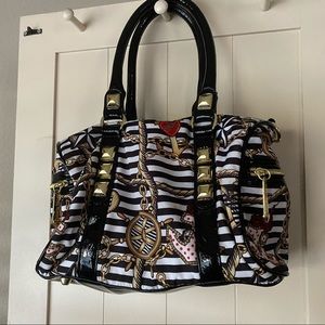 Betsey Johnson striped Nautical Handbag